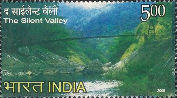 The Silent Valley Thematic Rs. 5  (Hinged/Gum washed stamp)