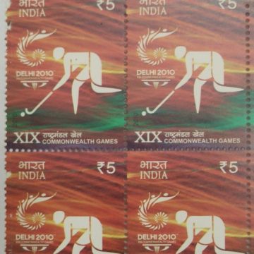 Hockey(Block of 4 TL Stamp)