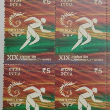 Athletics(Block of 4 TL Stamp)