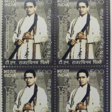 T.N. Rajarathinam pillai(Block of 4 TL Stamp)