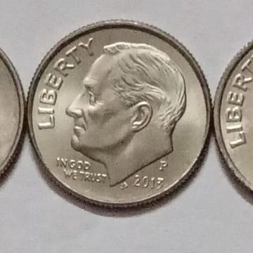 USA 1 DIME 2011-2015 (5 COINS)