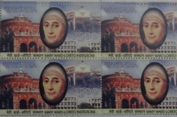 Mary Ward-Loreto Institutions(Block of 4 TL Stamp)