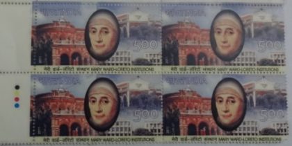 Mary Ward-Loreto Institutions(Block of 4 TL Stamp) | Indian Postage Stamps | Indian Coins | Old Indian Currency | Rare Indian Coins | Numismatic Collection India