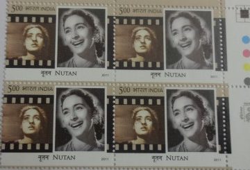 Nutan(Block of 4 TL Stamp)