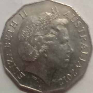 AUS_2012_50 Cent  (unc) | Indian Postage Stamps | Indian Coins | Old Indian Currency | Rare Indian Coins | Numismatic Collection India