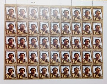 Sahir Ludhianvi Personality, Lyricist, Poet, Cinema Rs.5- MNH (Stamp Full Sheets -45stamps)