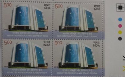 Securities & Exchange Board of India (Block of 4 TL Stamp) | Indian Postage Stamps | Indian Coins | Old Indian Currency | Rare Indian Coins | Numismatic Collection India