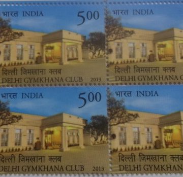 Delhi Gymkhana Club(Block of 4 TL Stamp)