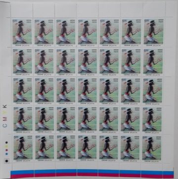 Eklavya PersonalityArcheryMythologyEpicMahabharata Rs. 5 - MNH (Full sheet - 35 stamps)