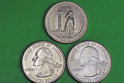 2013- Brilliant Uncirculated Perry's Victory National Park Quarter Coin | Indian Postage Stamps | Indian Coins | Old Indian Currency | Rare Indian Coins | Numismatic Collection India