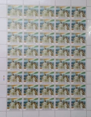100 Years of Mahatma Gandhi?s Return Personality, Mahatma Gandhi, Freedom Fighter, Non Violence, Salt Satyagrah, Indian National Congress, Ship  Rs.25- MNH (Stamp Full Sheets -40stamps)