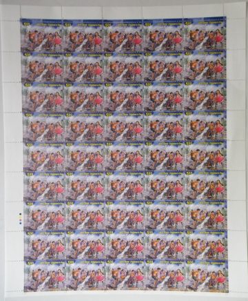 Childrens Day Childrens DayPaintingChildrenCloudsRain Rs. 5 - MNH (Full sheet - 45 stamps)