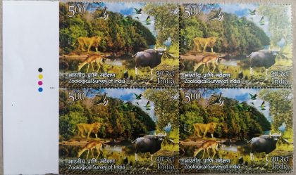 Zoological Survey of India.(Block of 4 TL Stamp) | Indian Postage Stamps | Indian Coins | Old Indian Currency | Rare Indian Coins | Numismatic Collection India