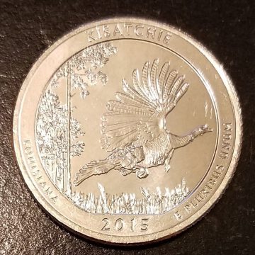 2015 - Brilliant Uncirculated Kisatchie National Park Quarter Coin