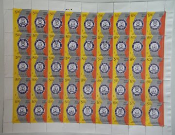 Income Tax appellate Tribunal Rs.5- MNH (Full sheet - 45 stamps)