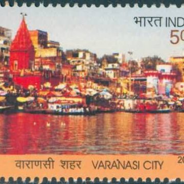 Varanasi City Tourism, Ganga, River, Ghat, Pilgrimage, Boat, Devotees, City, Temples Rs. 5 - MNH