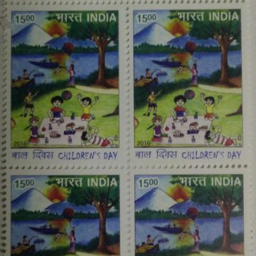 Children`s day(Block of 4 TL Stamp)