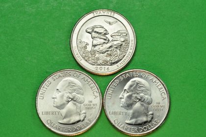 2016 - Brilliant Uncirculated Shawnee National Park Quarter Coin | Indian Postage Stamps | Indian Coins | Old Indian Currency | Rare Indian Coins | Numismatic Collection India