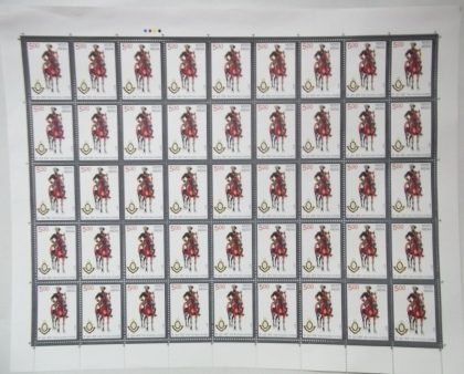 Poona Horse RegimentArmyMilitarySoldierHorseTurbanHeadgearEmblemCrest Rs. 5 - MNH (Full sheet - 45 stamps) | Indian Postage Stamps | Indian Coins | Old Indian Currency | Rare Indian Coins | Numismatic Collection India