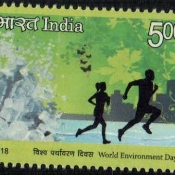 World Environment Day. Jogging - MNH Stamp