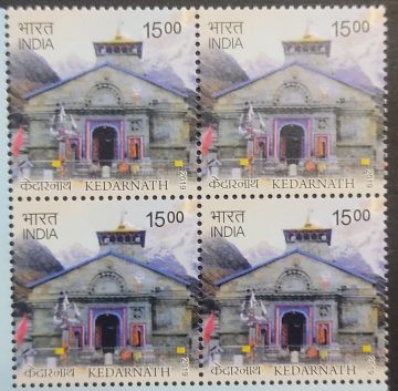 Kedarnath Char Dham, Uttarakhand Rs 15 (Block of 4)