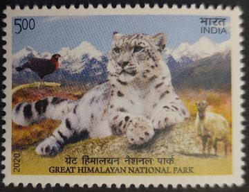 Great Himalayan National Park UNESCO World Heritage Sites in India II Rs 5 - MNH Stamp