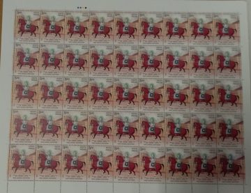 Rao Jaimal Rathore  Rs.5 - MNH (Stamp Full Sheets - 45 stamps)