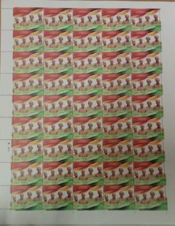 Martyrs of Solapur  Rs.5 - MNH (Stamp Full Sheets - 45 stamps)