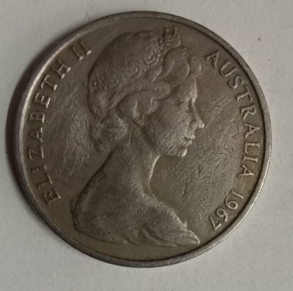 AUSTRALIA 20 Cent  1967(Used) Old Foreign Coins | Rare Foreign Coins | Numismatic Collection - Image 2