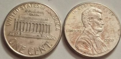 U.S.A. 1-CENT 2002 (used) | Indian Postage Stamps | Indian Coins | Old Indian Currency | Rare Indian Coins | Numismatic Collection India