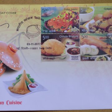 First Day Cover 03.Nov '17 Indian Cuisine (FDC-2017)