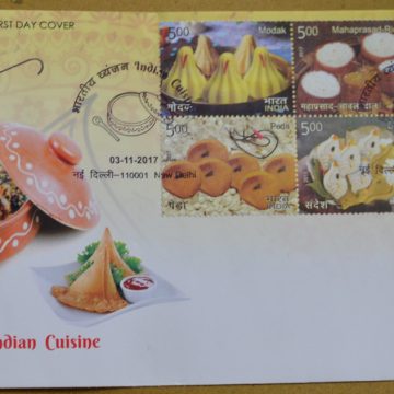 First Day Cover 03.Nov '17 Indian Cuisine (FDC-2017)