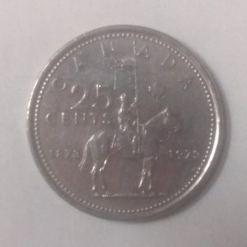 25 Cents Canada 1973 Elizabeth II D.G. Regina