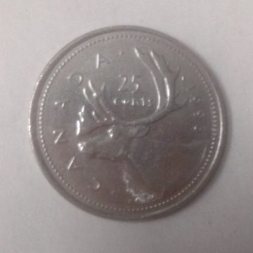 25 Cents Canada 1993 Elizabeth II D.G. Regina