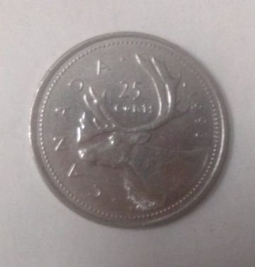 25 Cents Canada 1993 Elizabeth II D.G. Regina