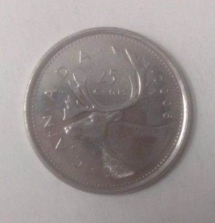 25 Cents Canada 2006 Elizabeth II D.G. Regina (unc) | Indian Postage Stamps | Indian Coins | Old Indian Currency | Rare Indian Coins | Numismatic Collection India