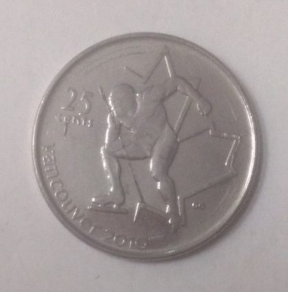 25 Cents Canada 2010 Vancouver Elizabeth II (unc) | Indian Postage Stamps | Indian Coins | Old Indian Currency | Rare Indian Coins | Numismatic Collection India