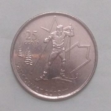 25 Cents Canada 2010 Vancouver Elizabeth II (unc) (10)