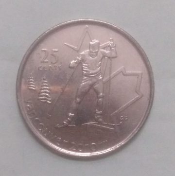 25 Cents Canada 2010 Vancouver Elizabeth II (unc) (10)