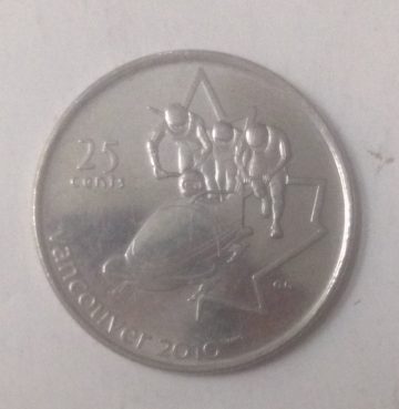 25 Cents Canada 2010 Vancouver Elizabeth II (unc) (4)