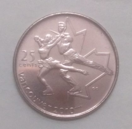 25 Cents Canada 2010 Vancouver Elizabeth II (unc) (7) | Indian Postage Stamps | Indian Coins | Old Indian Currency | Rare Indian Coins | Numismatic Collection India