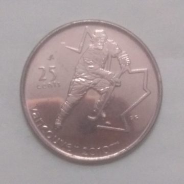 25 Cents Canada 2010 Vancouver Elizabeth II (unc) (9)