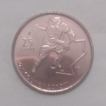 25 Cents Canada 2010 Vancouver Elizabeth II (unc) (9)