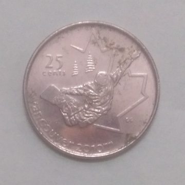 25 Cents Canada 2010 Vancouver Elizabeth II (used)