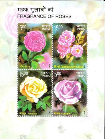 Roses - 2007 (Indian Miniature Sheets)