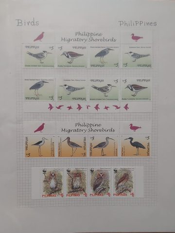 Thematic Birds Stamps of PHILIPINES  16 stamps Mint (WWF)