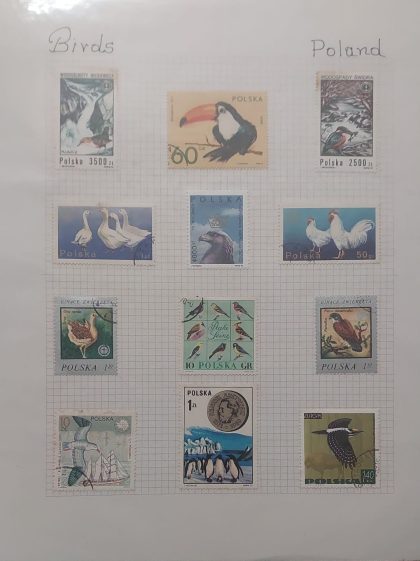 Thematic Birds Stamps of POLAND 12 stamps 8 Used 4 Mint | Indian Postage Stamps | Indian Coins | Old Indian Currency | Rare Indian Coins | Numismatic Collection India