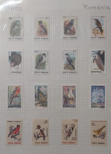 Thematic Birds Stamps of ROMANIA 16 Stamps Mint