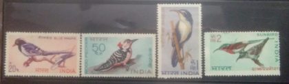 Indian Birds (Set of 4) | Indian Postage Stamps | Indian Coins | Old Indian Currency | Rare Indian Coins | Numismatic Collection India