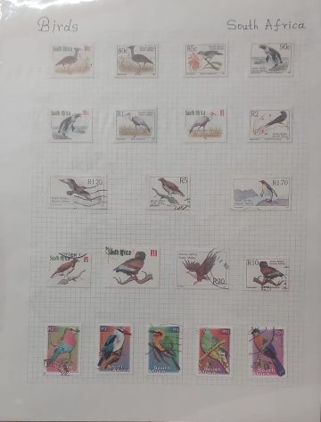 Thematic Birds Stamps of SOUTH AFRICA 20 Stamps 12 Used/8 Mint